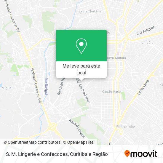 S. M. Lingerie e Confeccoes mapa