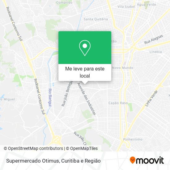 Supermercado Otimus mapa