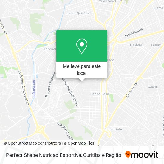 Perfect Shape Nutricao Esportiva mapa