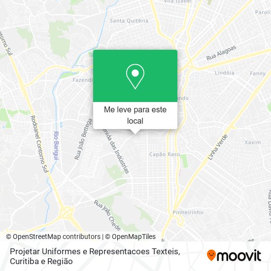 Projetar Uniformes e Representacoes Texteis mapa