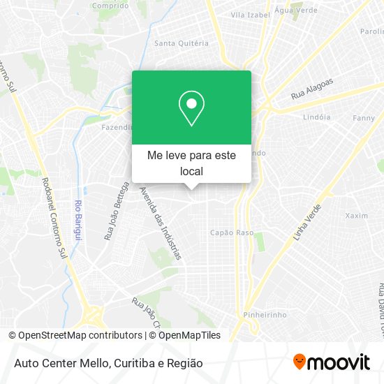 Auto Center Mello mapa