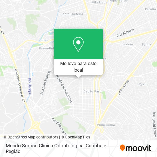 Mundo Sorriso Clínica Odontológica mapa