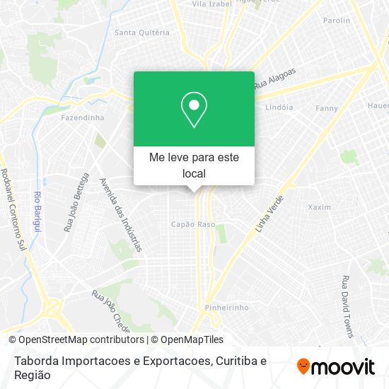 Taborda Importacoes e Exportacoes mapa