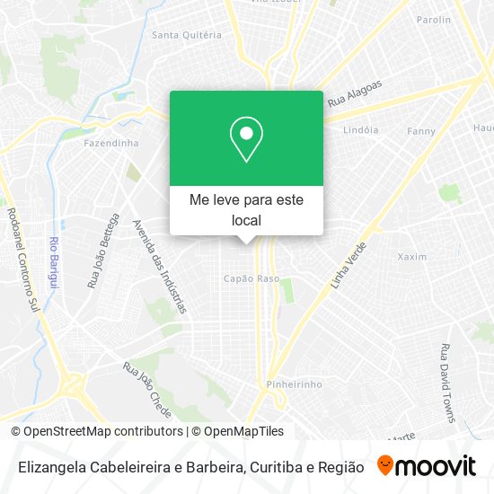 Elizangela Cabeleireira e Barbeira mapa