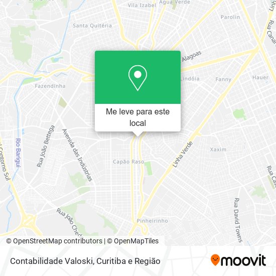 Contabilidade Valoski mapa