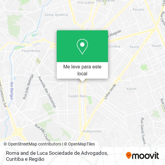 Roma and de Luca Sociedade de Advogados mapa