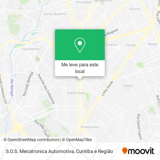 S.O.S. Mecatronica Automotiva mapa