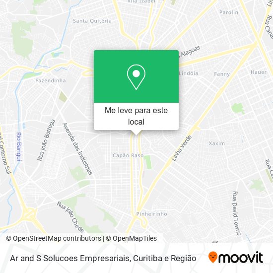 Ar and S Solucoes Empresariais mapa