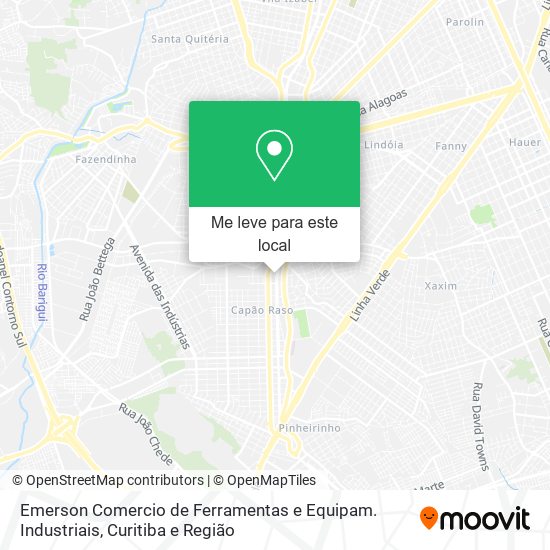 Emerson Comercio de Ferramentas e Equipam. Industriais mapa