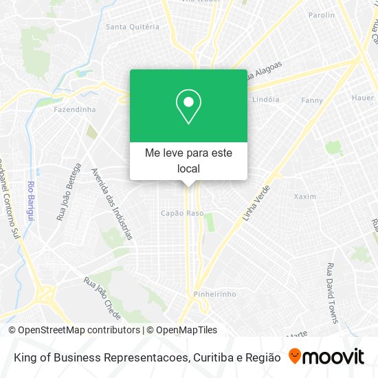 King of Business Representacoes mapa