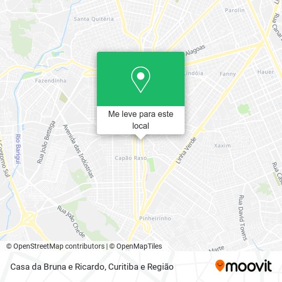Casa da Bruna e Ricardo mapa