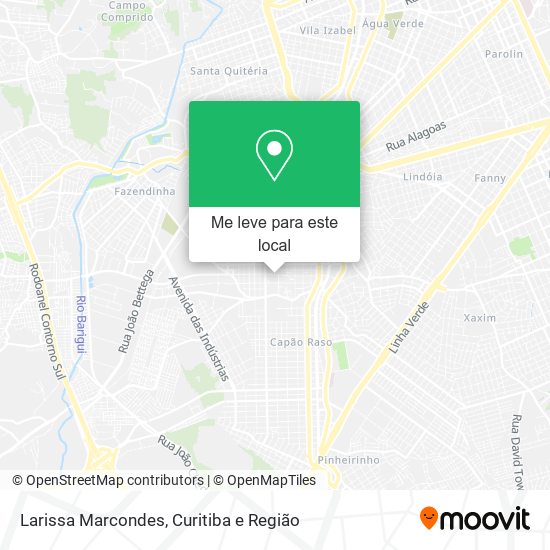 Larissa Marcondes mapa
