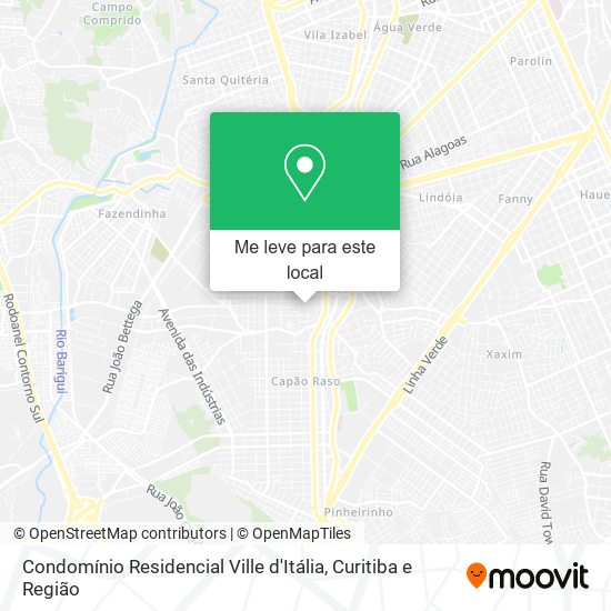 Condomínio Residencial Ville d'Itália mapa