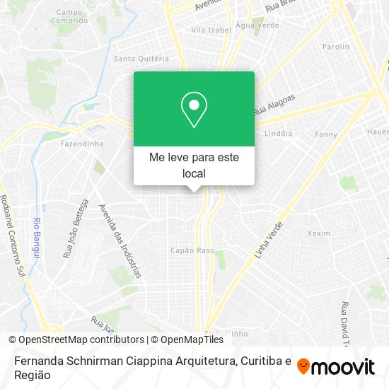 Fernanda Schnirman Ciappina Arquitetura mapa