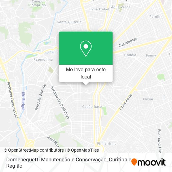 Domeneguetti Manutenção e Conservação mapa