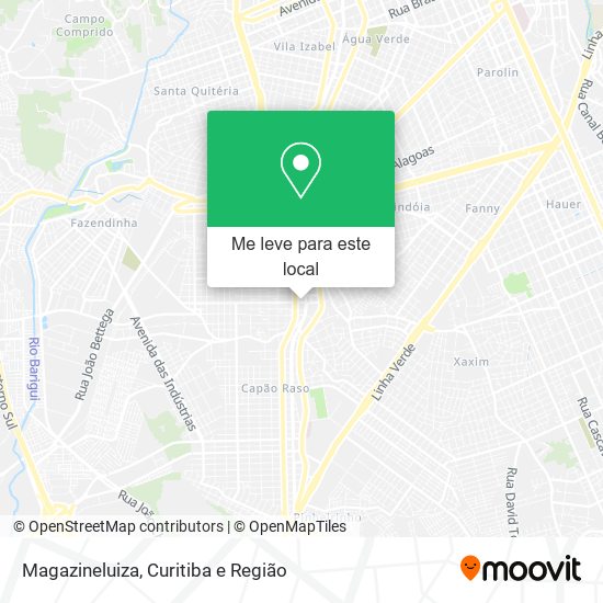 Magazineluiza mapa