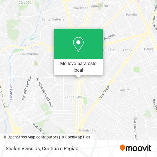 Shalon Veículos mapa