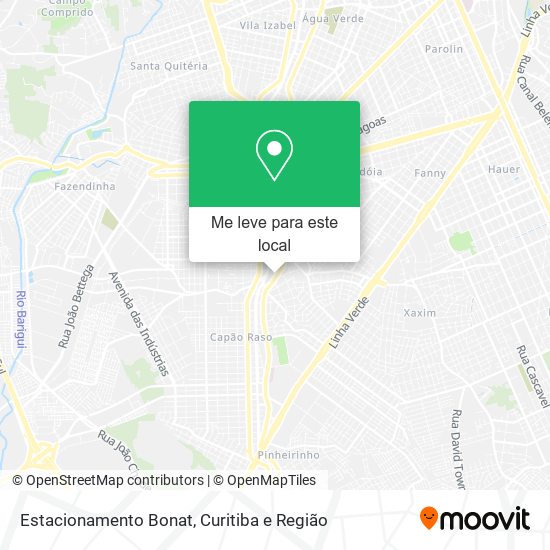 Estacionamento Bonat mapa