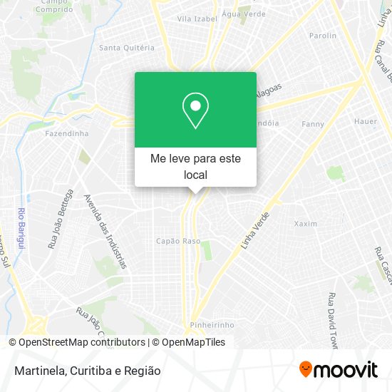 Martinela mapa