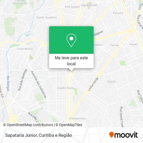 Sapataria Junior mapa