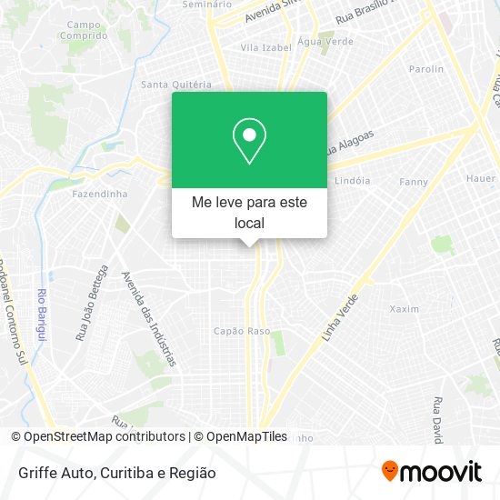 Griffe Auto mapa