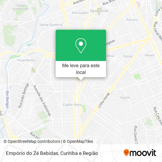 Empório do Zé Bebidas mapa