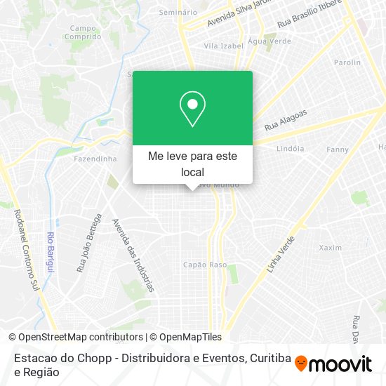Estacao do Chopp - Distribuidora e Eventos mapa