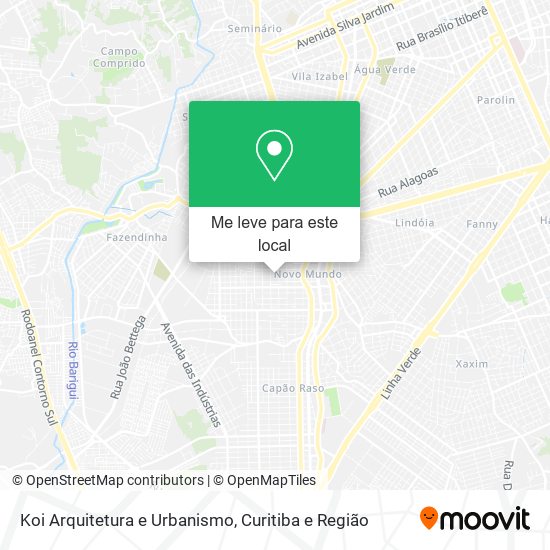Koi Arquitetura e Urbanismo mapa