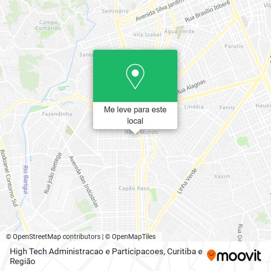 High Tech Administracao e Participacoes mapa