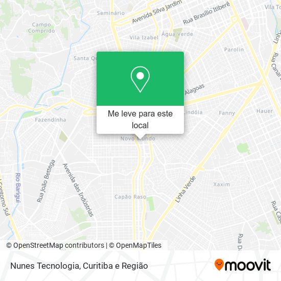 Nunes Tecnologia mapa