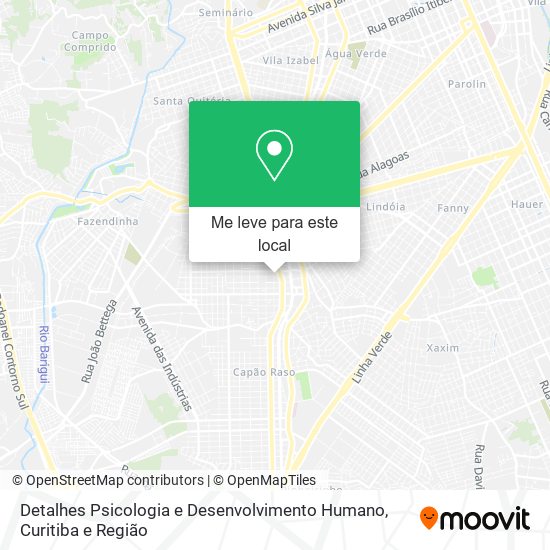 Detalhes Psicologia e Desenvolvimento Humano mapa