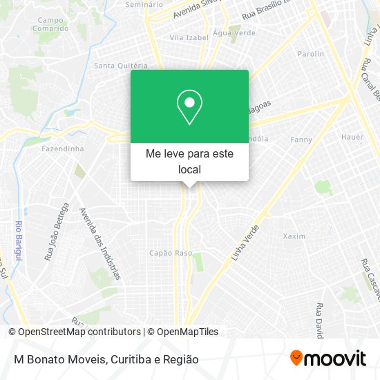 M Bonato Moveis mapa