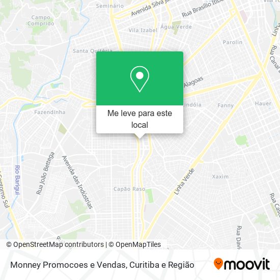 Monney Promocoes e Vendas mapa