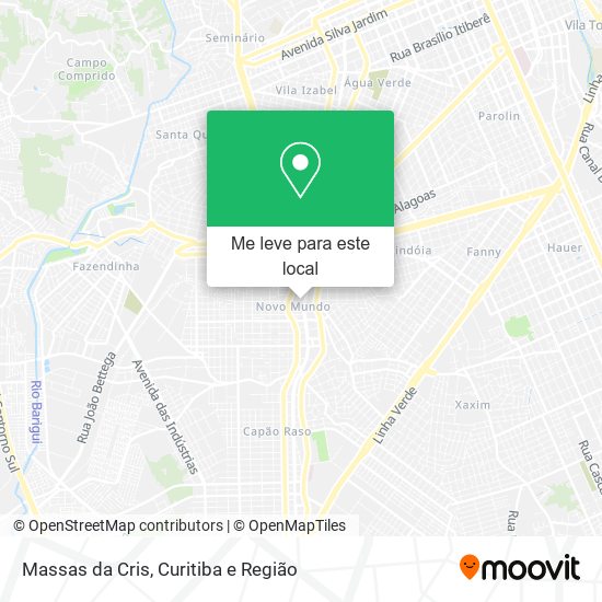 Massas da Cris mapa
