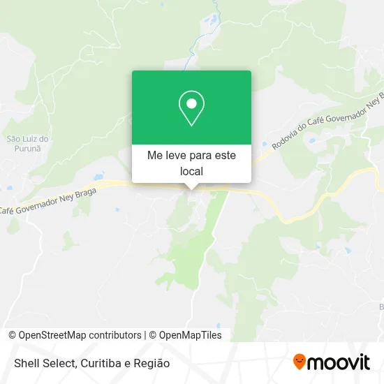 Shell Select mapa