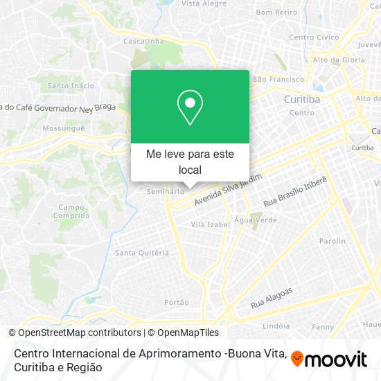 Centro Internacional de Aprimoramento -Buona Vita mapa