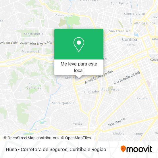 Huna - Corretora de Seguros mapa