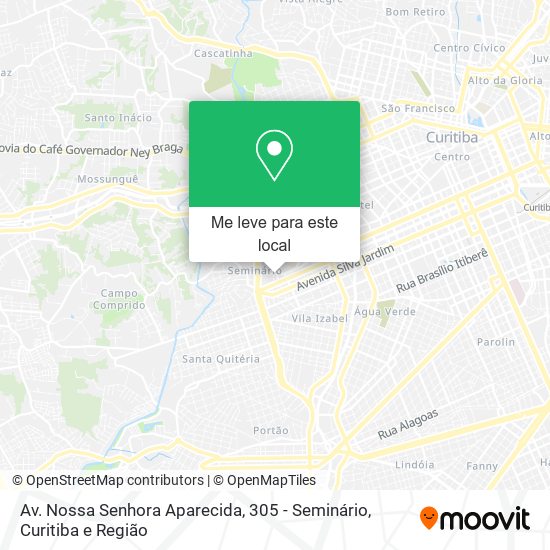 Av. Nossa Senhora Aparecida, 305 - Seminário mapa