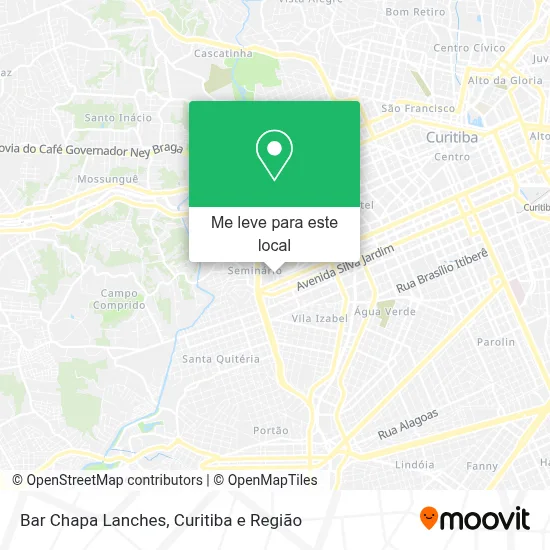 Bar Chapa Lanches mapa