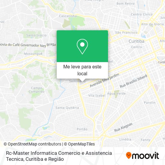 Rc-Master Informatica Comercio e Assistencia Tecnica mapa