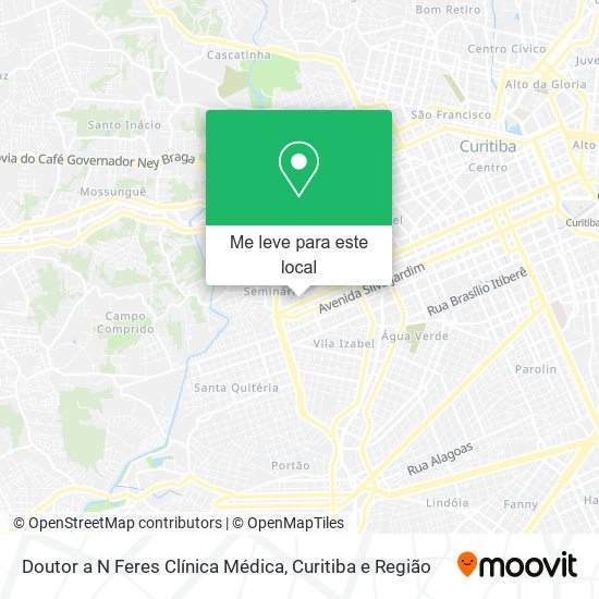 Doutor a N Feres Clínica Médica mapa