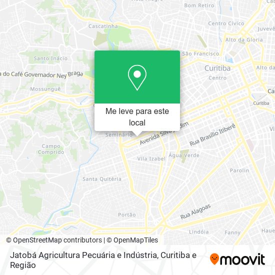 Jatobá Agricultura Pecuária e Indústria mapa