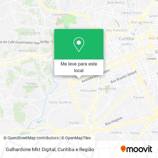 Galhardone Mkt Digital mapa