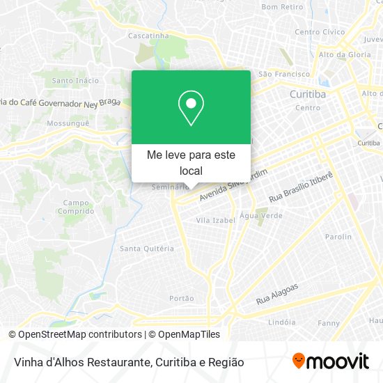 Vinha d'Alhos Restaurante mapa
