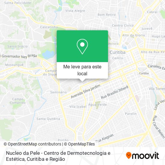Nucleo da Pele - Centro de Dermotecnologia e Estética mapa