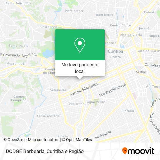 DODGE Barbearia mapa