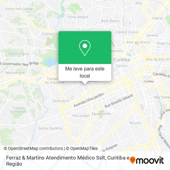 Ferraz & Martins Atendimento Médico Sslt mapa