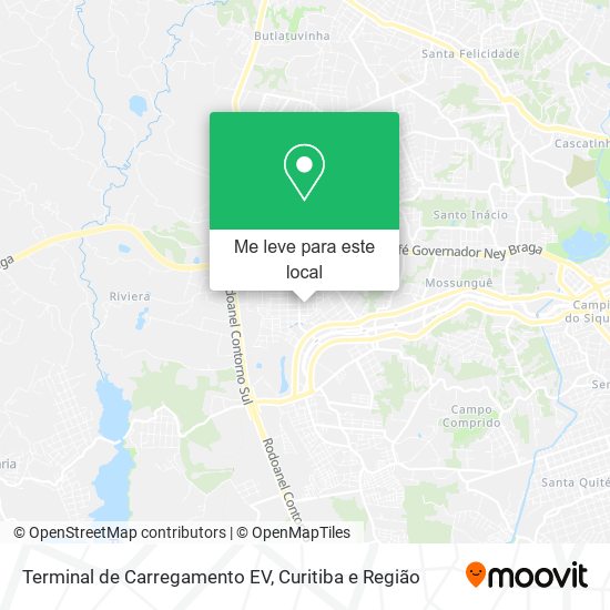 Terminal de Carregamento EV mapa