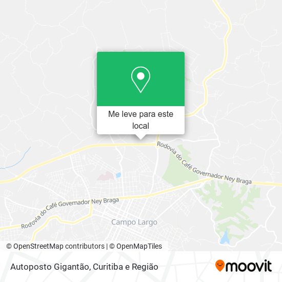 Autoposto Gigantão mapa