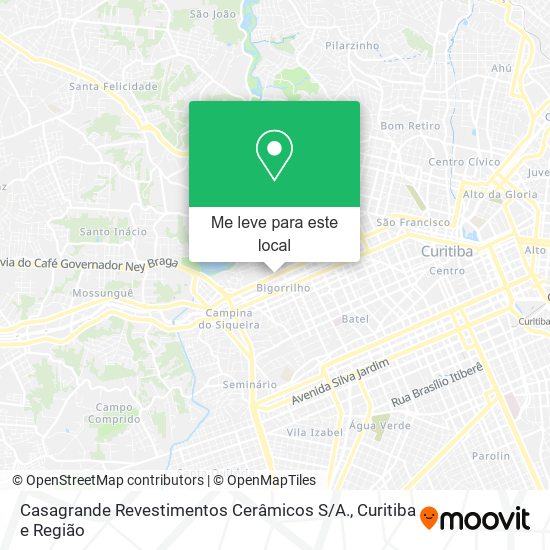 Casagrande Revestimentos Cerâmicos S / A. mapa